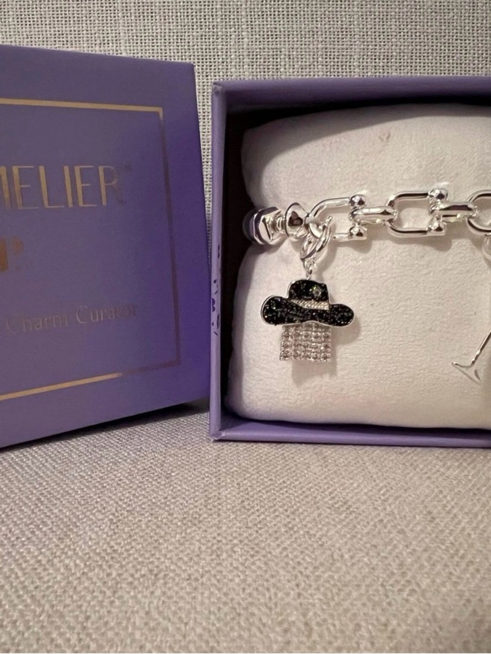 Bomb Party Charmelier Charm Bracelets - Disco Cowgirl